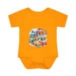 Rainbow Road Cute Cars Short Sleeve Bodysuit - Image 22