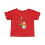 Cute Parrot Emu & Chick Hatching Short Sleeve Infant Tee - Image 5