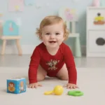 Cute Monkey Riding Giraffe Long Sleeve Bodysuit