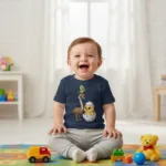 Cute Parrot Emu & Chick Hatching Short Sleeve Infant Tee