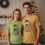 Our First Christmas Together T-Shirt – Cute Holiday Gift Idea for Couples 2026 - Image 4