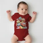 Rainbow Road Cute Cars Short Sleeve Bodysuit - Image 14