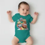 Rainbow Road Cute Cars Short Sleeve Bodysuit - Image 16