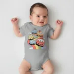 Rainbow Road Cute Cars Short Sleeve Bodysuit - Image 13
