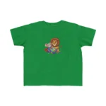 Super Mouse & Lion Playing Rainbow Yarn Short Sleeve Toddler Tshirt - Image 7