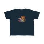 Super Mouse & Lion Playing Rainbow Yarn Short Sleeve Toddler Tshirt - Image 9