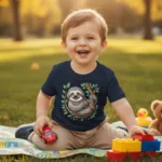 Sloth Toddler Tshirt - Hanging on Tree