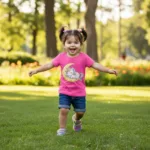 Unicorn Toddler Tshirt - Sleeping on Moon for Girls - Image 5