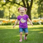 Unicorn Toddler Tshirt - Sleeping on Moon for Girls - Image 4