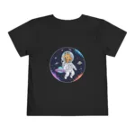 Giraffe: The Cosmic Explorer - Toddler Short Sleeve Tshirt - Image 3