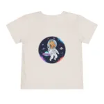 Giraffe: The Cosmic Explorer - Toddler Short Sleeve Tshirt - Image 5