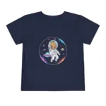 Giraffe: The Cosmic Explorer - Toddler Short Sleeve Tshirt - Image 14