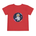 Giraffe: The Cosmic Explorer - Toddler Short Sleeve Tshirt - Image 17