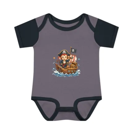 Baby Pirate Bodysuit — Cute Infant Pirate Ship Onesie – 28516880236585687556 – primary front