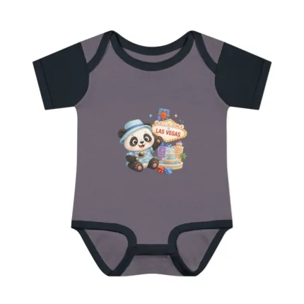 Welcome to Las Vegas Panda - Short Sleeve Bodysuit – 92522316534677077264 – primary front